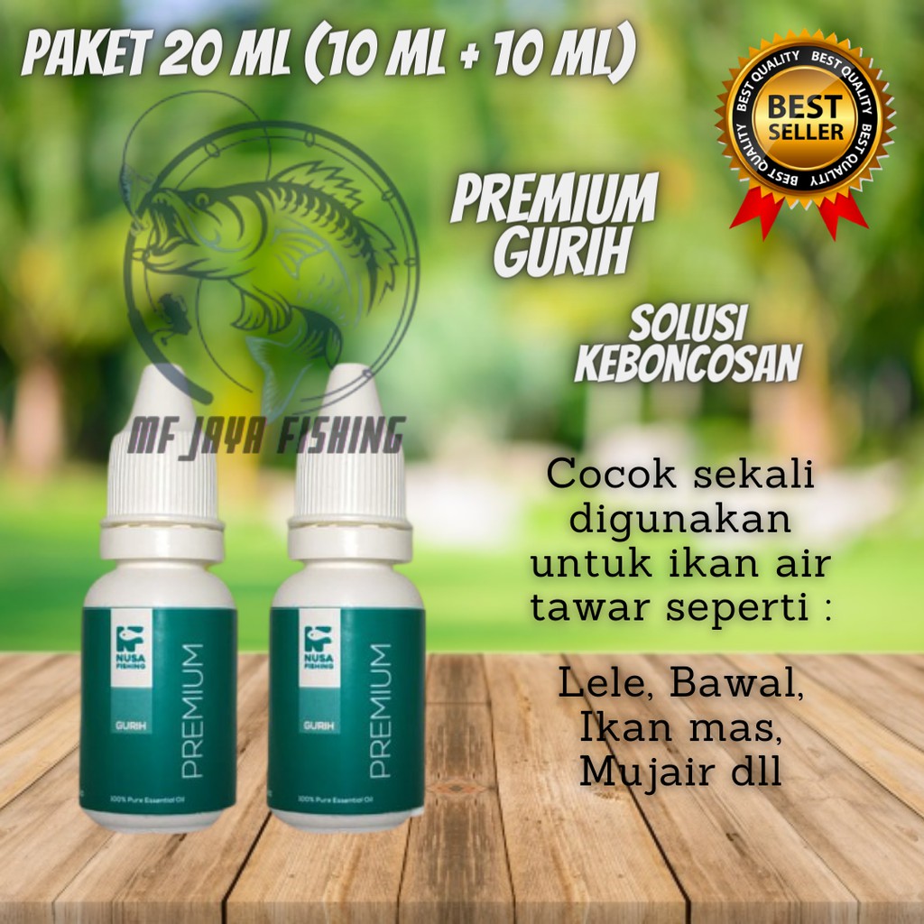 Paket Essen Esen Umpan Pancing Ikan Mas Ikan Lele dll Indukan Galatama Varian Gurih Premium 20ml