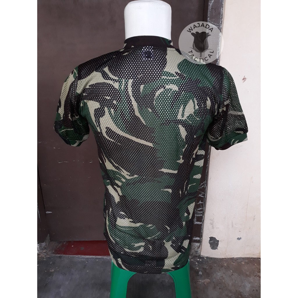 Kaos Jala Loreng Malvinas Kaos Oblong Jaring Loreng TNI ARMY