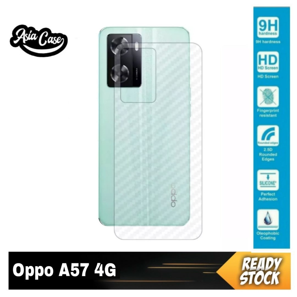 Promo Garskin Skin Carbon Oppo A57 4G 2022 Pellindung Belakang Hp