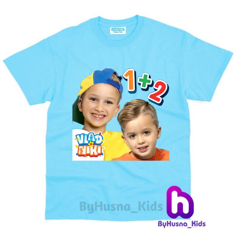 VLAD AND NIKI BAJU ANAK KAOS ANAK VLAD DAN NIKI YOUTUBE CHANNEL BAHAN PREMIUM