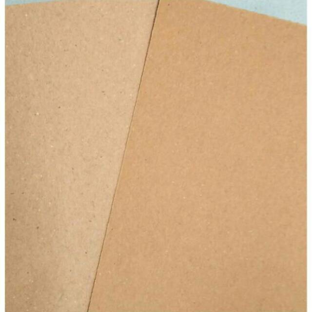 

HJK ( 100 Lembar ) Kraft Liner 275 Gsm / 280 Gsm / Kertas Samson Uk A4 21 cm X 29.7 cm