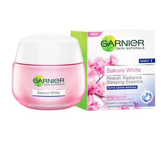 Garnier Sakura White Pinkish Radiance Sleeping Essence (Night)50ml