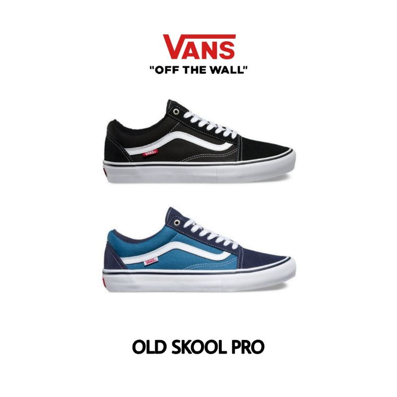 Vans Old Skool Pro Black White / Navy Original