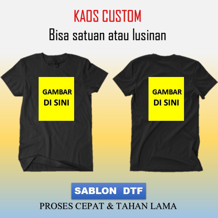 PREMIUM COMBED 24S SABLON DTF A4 + A4