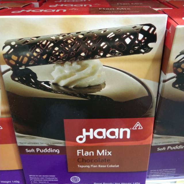 

Haan soft pudding 140 gram bahan untuk buat puding