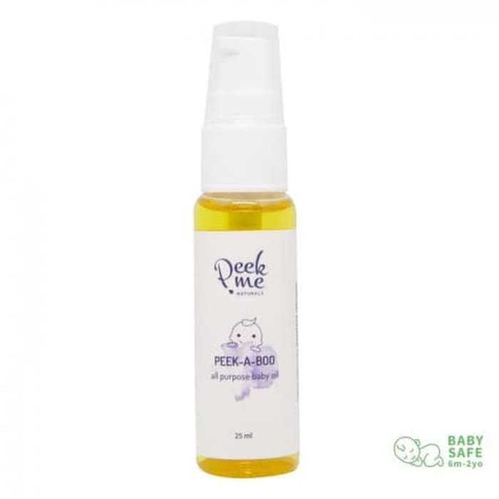 Peek Me Naturals Peek-A-Boo Baby Oil 25ml Peek A Boo Bayi tidur nyenyak