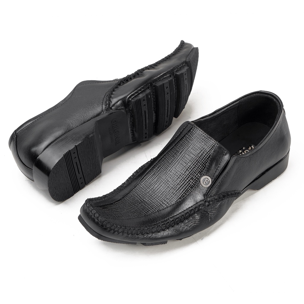 Sepatu Pantofel Pria Kulit Asli Formal Comfort Slim Style Fordza 2083