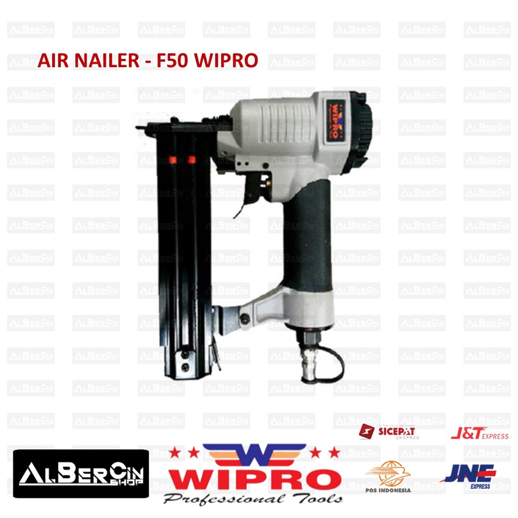 Air Nailer Gun Mesin Paku Tembak Angin Wipro F50 With Safety