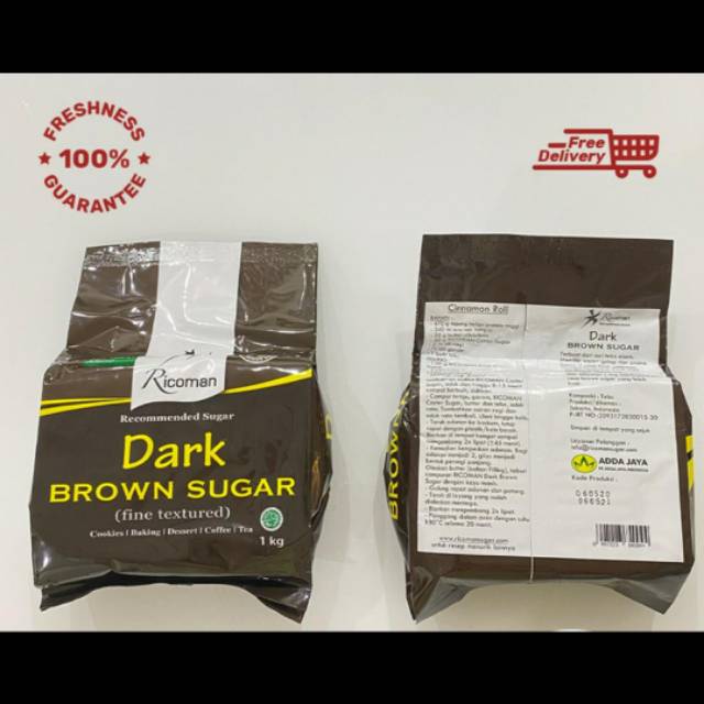 

Ricoman dark brown sugar 1kg