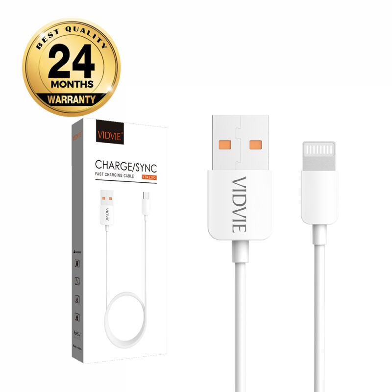 Vidvie Iphone USB Cable CB412-2 200cm - Kabel Data &amp; charge lightning Fast charging