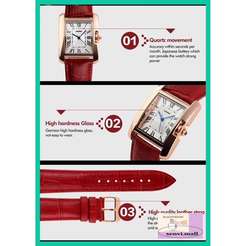 5Rg68T7- Skmei Woman Fashion Watch 1085 Original Water Resistant 30M - Red D5Tdw46-