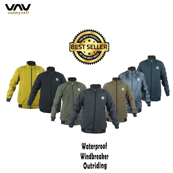 Jaket Motor Pria Anti Angin Harian Model VNW8