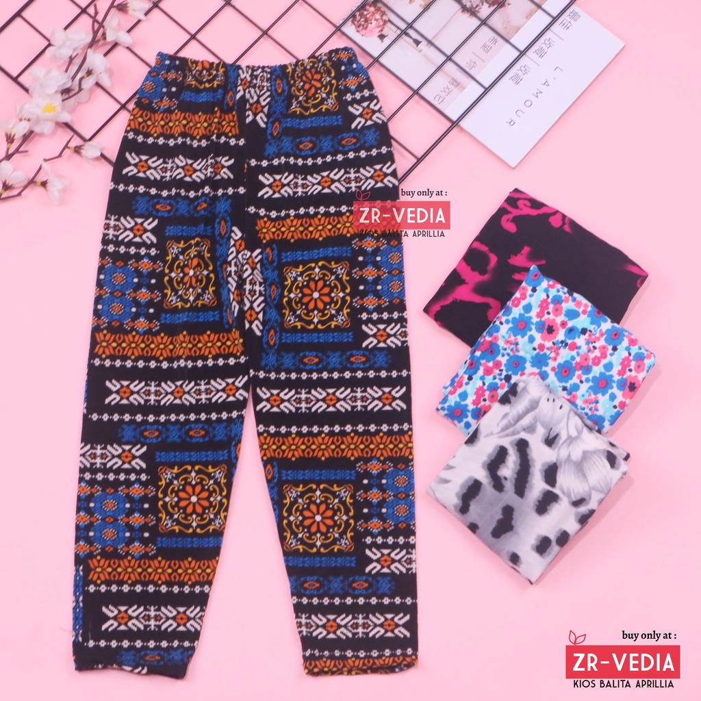 Legging Carlissa uk 4-5 Tahun / Leging Panjang Anak Perempuan Celana Ketat Motif Murah Adem Grosir