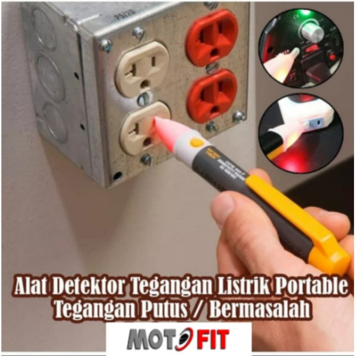 BAROKAH GAMIS MAGIC Detektor Listrik Portable Test Arus Listrik tegangan kabel putus