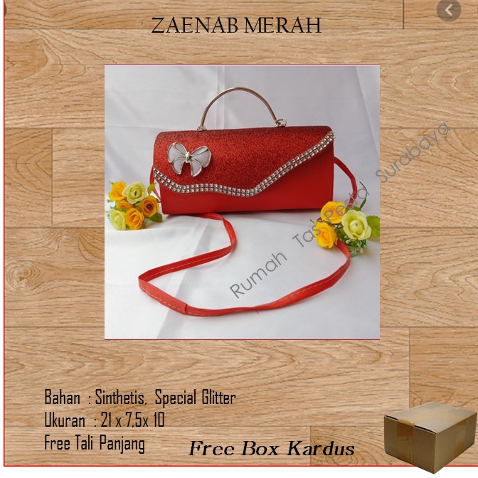 Tas Lucu,Tas Murah,Tas Mewah,ZAENAB MERAH