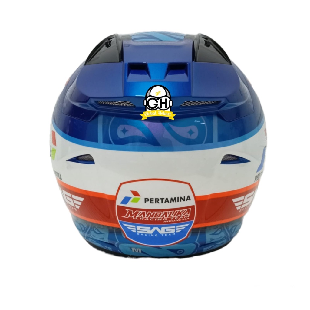 HELM NHK HALF FACE R1 GP EDITION MANDALIKA