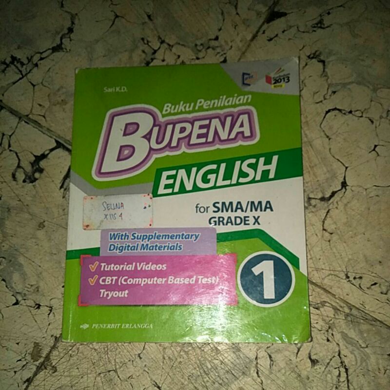 Bupena English SMA grade X