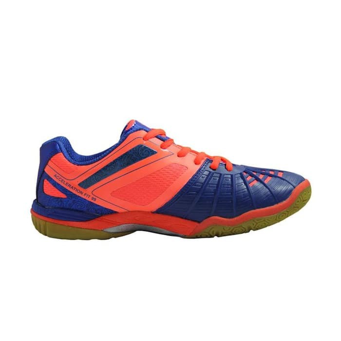 Flypower Mendut 02 Sepatu Badminton - Orange Blue