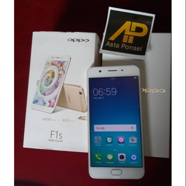 OPPO F1S PLUS 4/64GB FULSET MULUS SECOND BEKAS