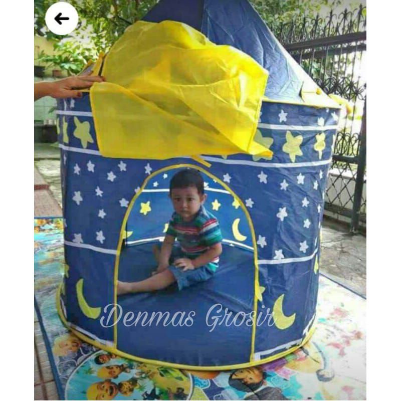 (COD) TENDA ANAK MODEL CASTLE KIDS CAMPING INDOOR OUTDOOR ANAK / Tenda Castle