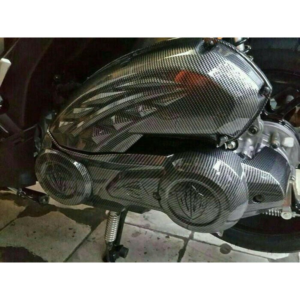 Cover Cvt Aerox Carbon 155 Tutup Cvt Carbon Aerox 155