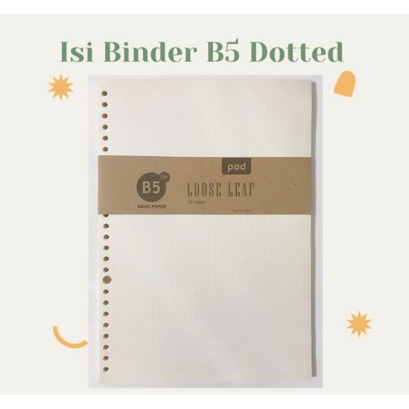 

Isi Binder B5 Dotted