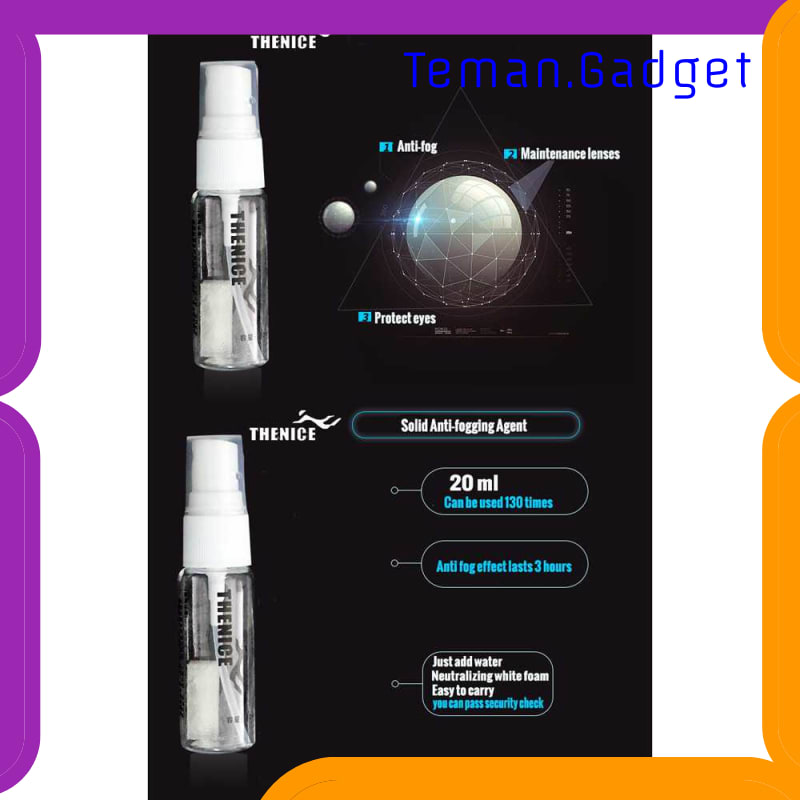 TG-DV007 SEMPROTAN KACAMATA DIVING ANTI FOG EFFECT SPRAY LENS CLEANER