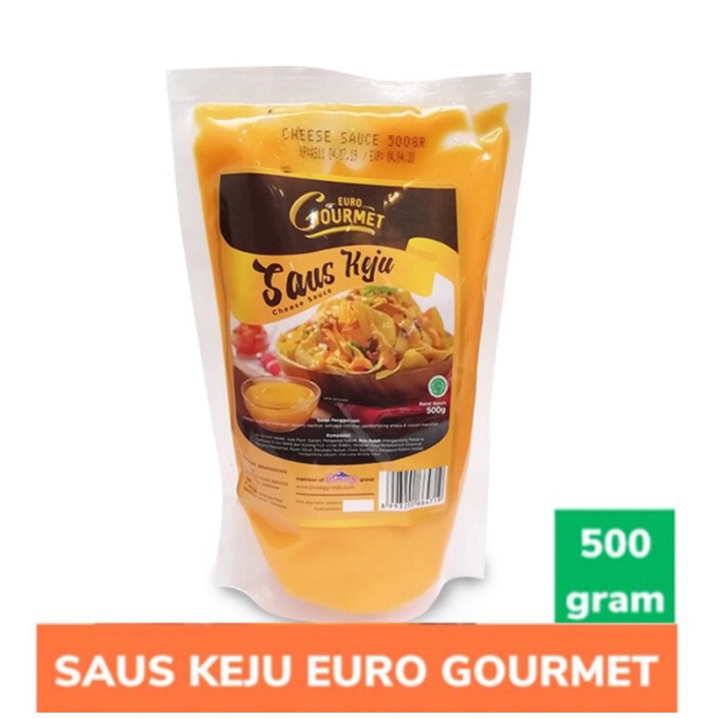 Euro Gourmet Cheese Sauce 500gr Saus Keju Saos