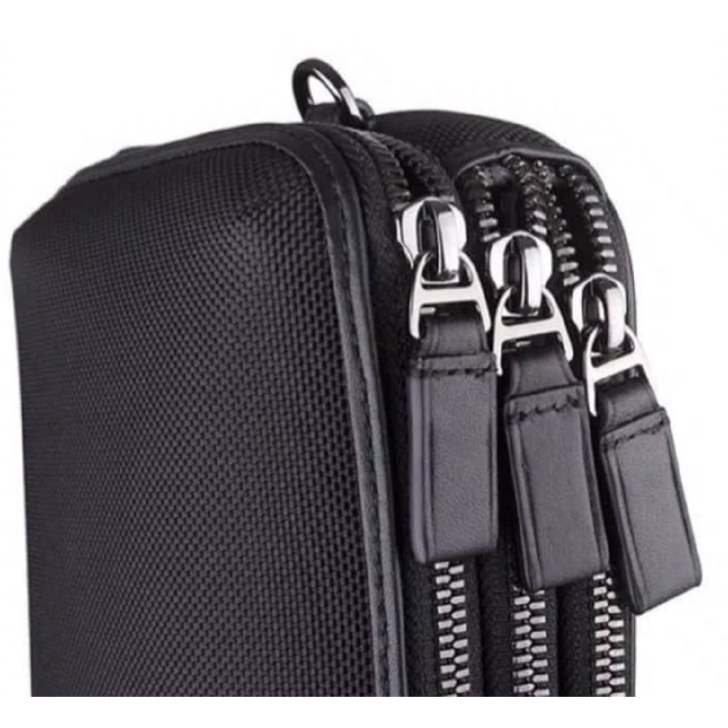 TAS  CLUTCH TRIPLE Zip Clutch bag TAS TANGAN 3 SLETIING Triple Zipper Clutch