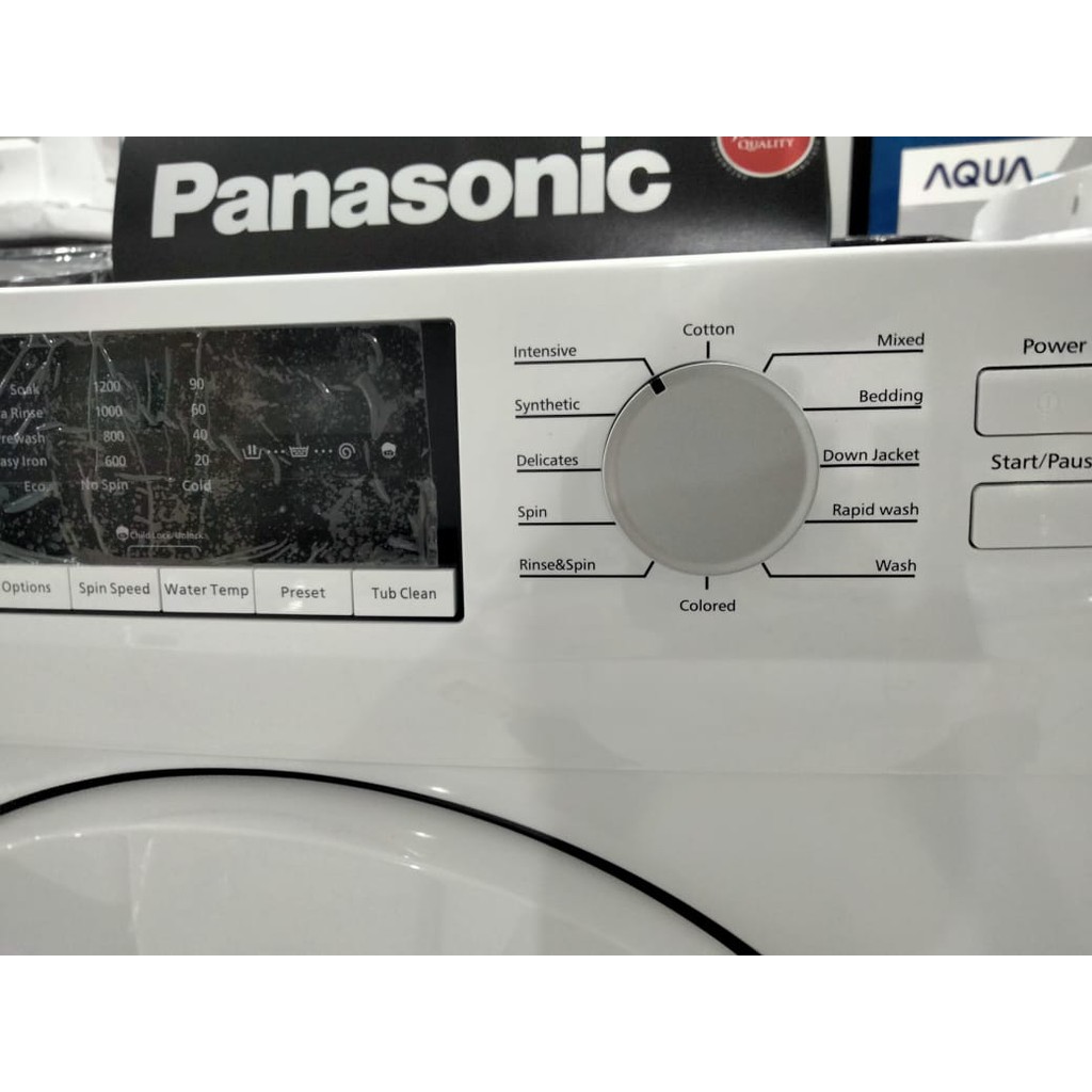 MESIN CUCI PANASONIC FRONT LOADING NA 127 XB1 WNE kapasitas 7kg Magelang