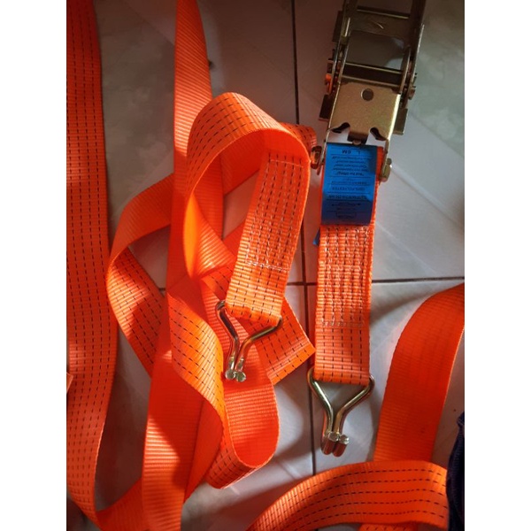 tali krek trek belt rachet tie down lebar 5 cm panjang 6 mtr