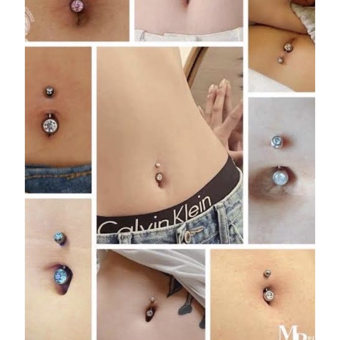 anting pussar / anting belly / piercing belly stainles stell anti karat dan anti lutur