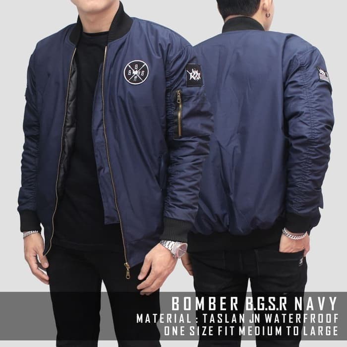 JAKET BOMBER HODIE TERBARU BGSR PRIA ORIGINAL PARKA COWOK KEREN
