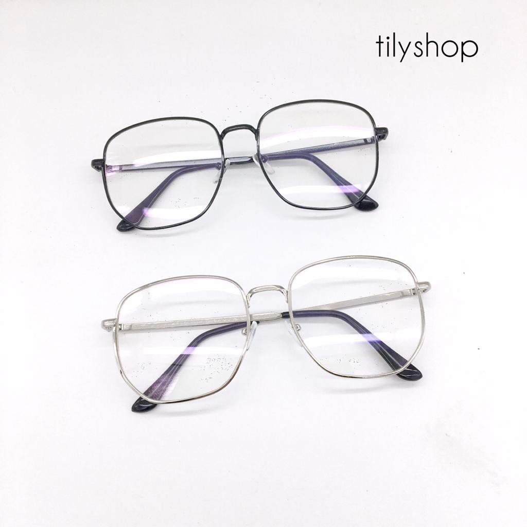 Frame Kacamata Minus Anti Radiasi Fashion Korea Big Square Termurah