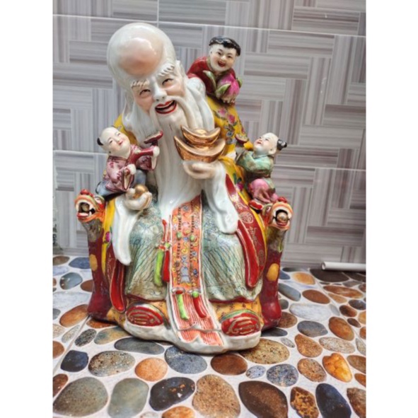 Patung Dewa Bumi Besar Keramik Kuno Jadul Antik