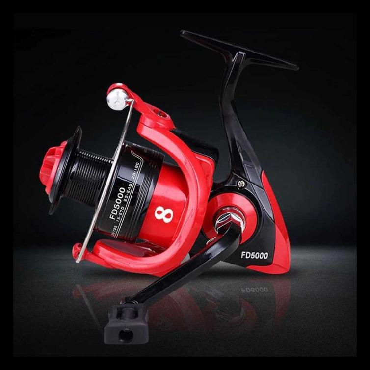 NEW FD5000 REEL PANCING 8 BALL BEARING GEAR RATIO 5.2:1 ALAT PANCING MURAH AL6