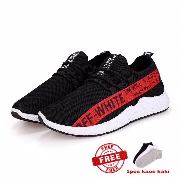 FreeBox- Import Sepatu Pria Olahraga Running shoes Fashion Santai Utk Sekolah Kuliah Kerja S020