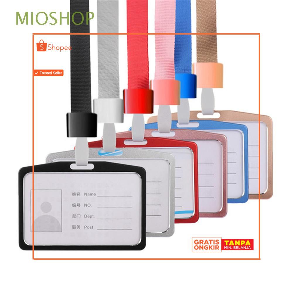

Hot Promo!! Exhibition Tag Metal Multi colored Office School Work Card Holders
