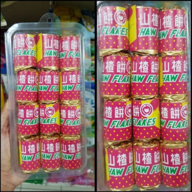 

Haw Flakes (Manisan Sanca) ukuran besar 12s