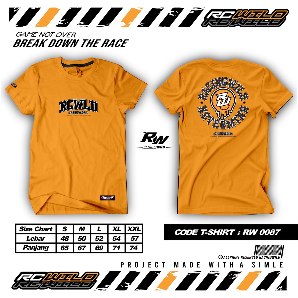 RacingWild T-Shirt Never Mind