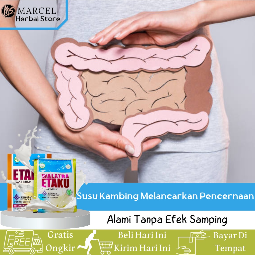 

Walatra Etaku Susu Kambing - Berkhasiat Melancarkan Masalah Pencernaan Secara Alami Tanpa Efek Samping