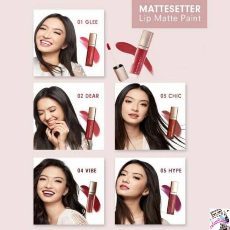 ☃Cutezz_Ching1☃Wardah Instaperfect Mattesetter Lip Matte Paint 5.5g