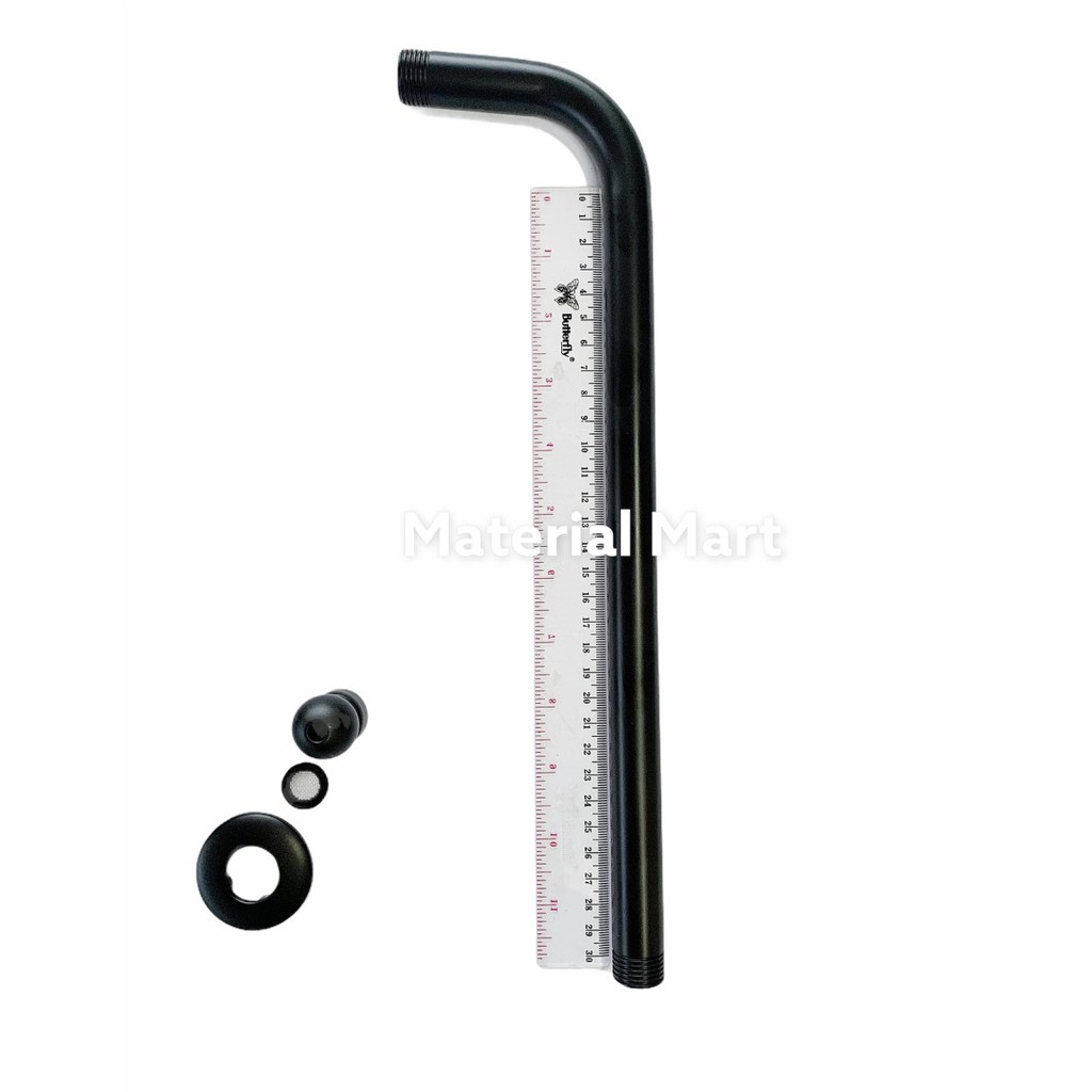 Kepala Shower Mandi Bulat Set | Wall Shower Mandi Tanam Tembok PREMIUM | Material Mart