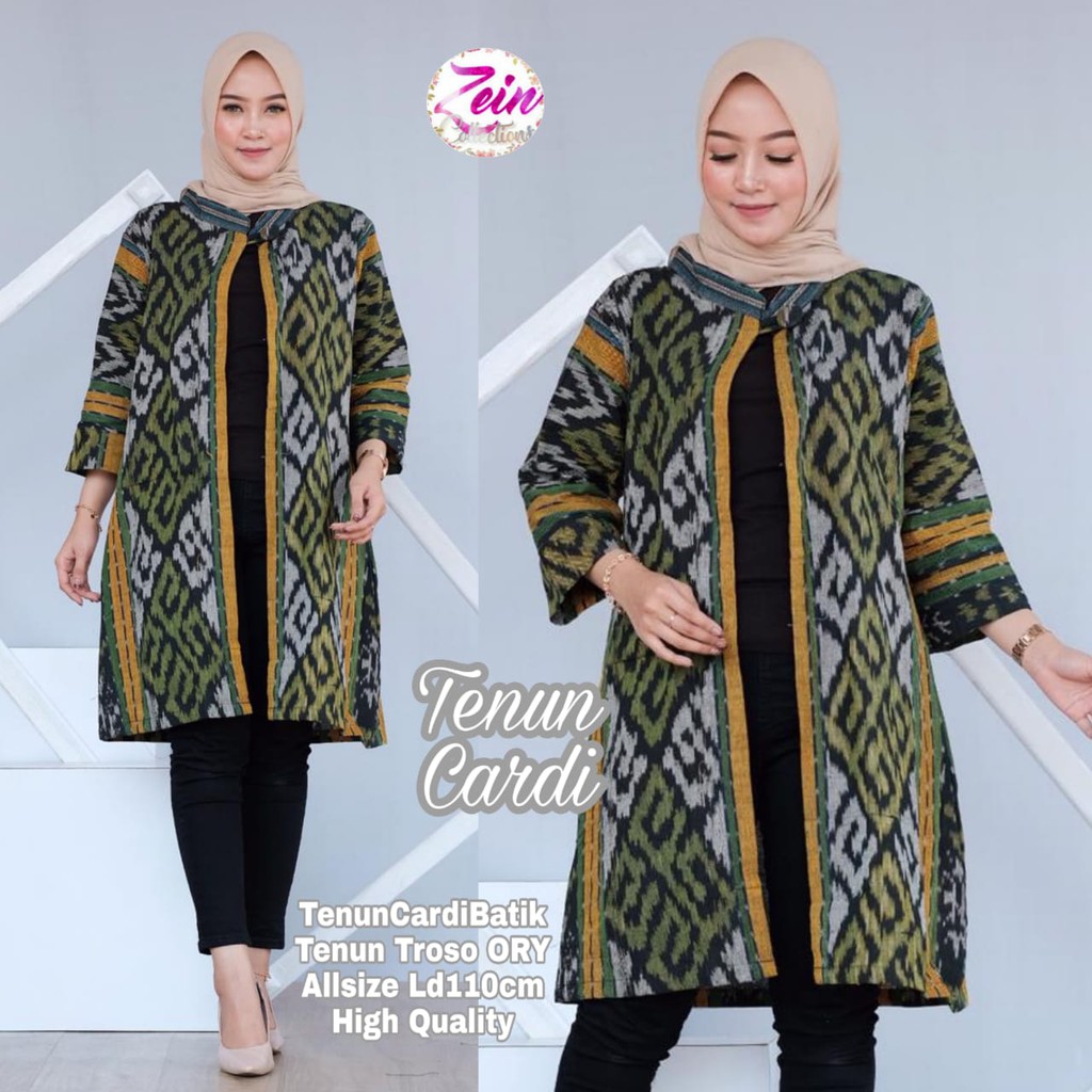 Outer Tenun Murah Cardi Zein Batik Solo Tuman 150.000