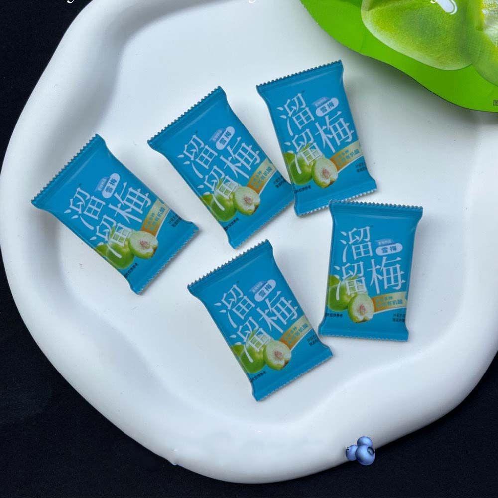 Agustinina Preserved Plum Hair Clips All-match Sweet Resin Desain Kartun Anak-Anak Duckbill Clip Korea Klip Samping