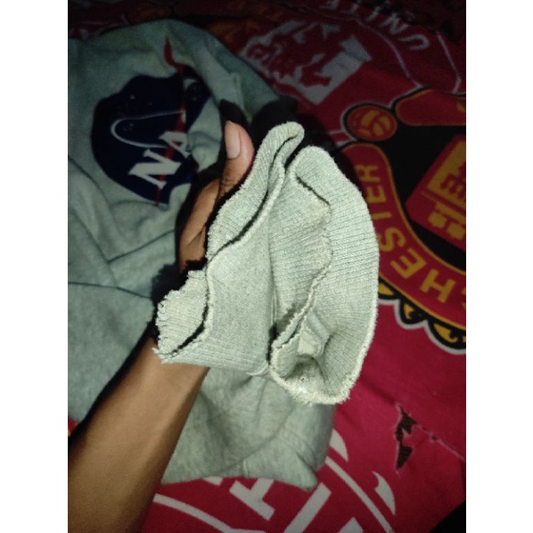 hoodie nasa grey original store second