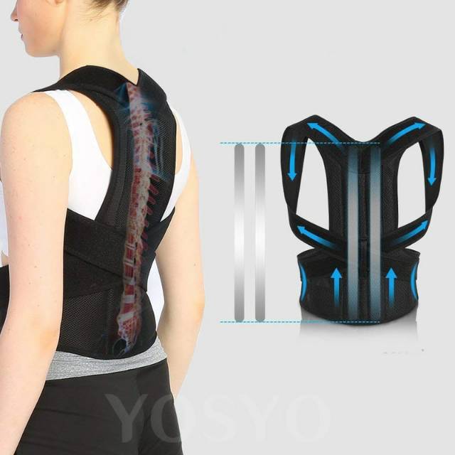 POSTURE CORRECTOR YOSYO PENEGAK POSTUR PUNGGUNG BACK KOREKSI SKOLIOSIS LORDOSIS KIFOSIS TULANG