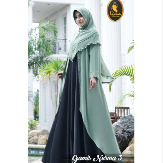 Luna Hijab Ori Gamis Nurma Shopee Indonesia