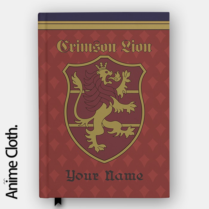 

Buku Crimson Lion Magic Knight Black Clover Anime Custom Diary Jurnal