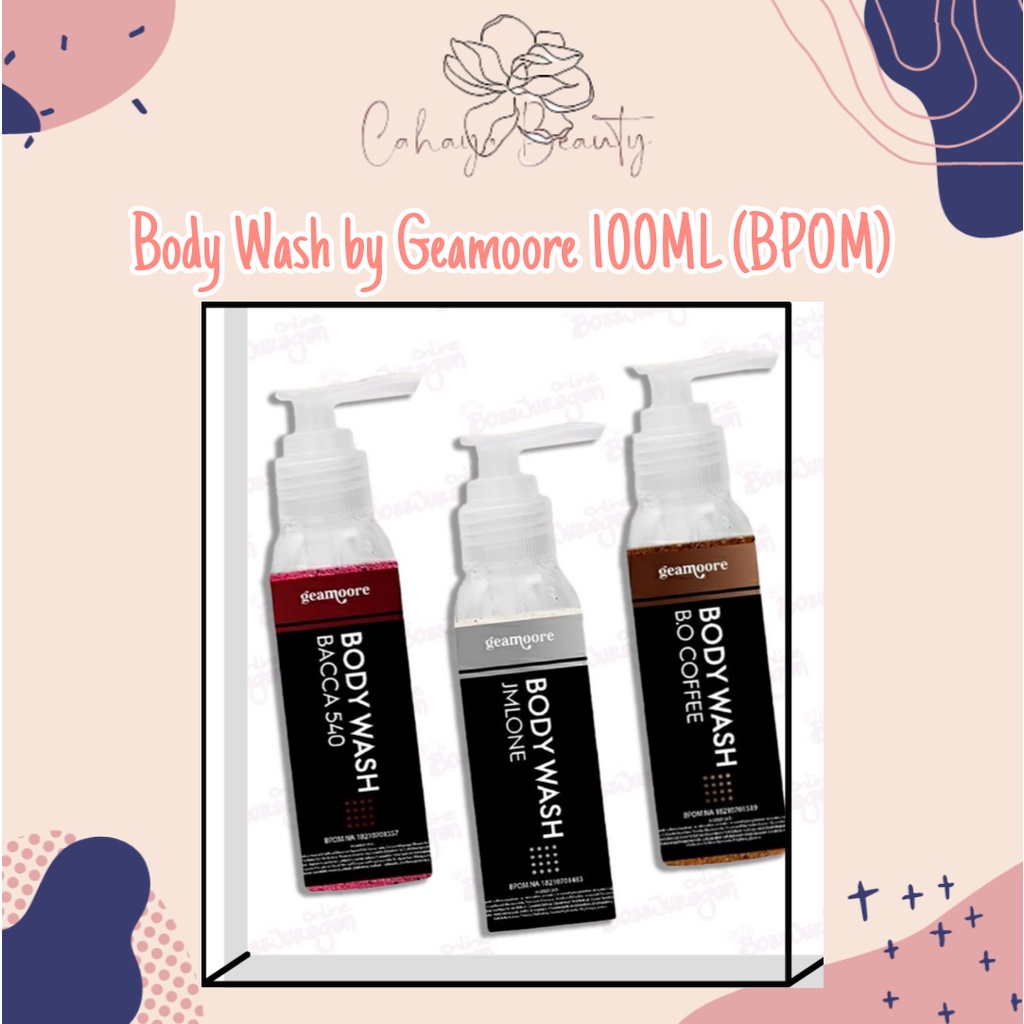 MURAH!! GEAMOORE! Body Wash 100ML BPOM ORIGINAL/Body Wash Viral